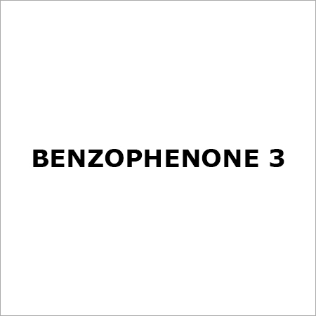 Benzophenone 3 - Colorless Crystals, C13H10O, 68-69 °C Melting Point | Broad Spectrum UVB and UVA Protection, High Solubility