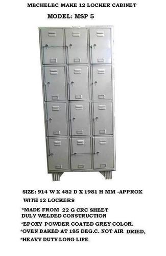 Steel Locker Cabinet 12 Doors
