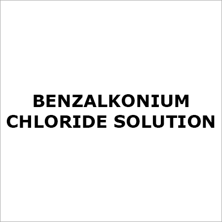 Benzalkonium Chloride Solution