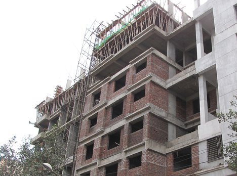 Residential Building Construction - Brick and Concrete Structures, G+III Multi-Storied Flats with Custom Designs, Generator and Lift Amenities, Client Satisfaction Focused
