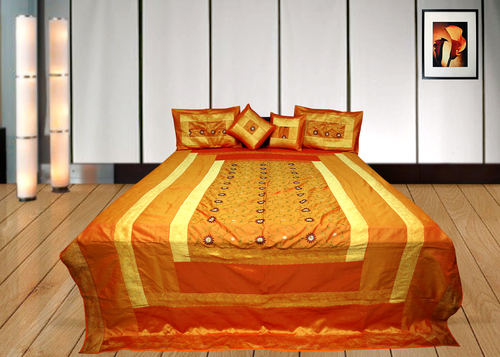 Silk Bed Sheet Embroidery