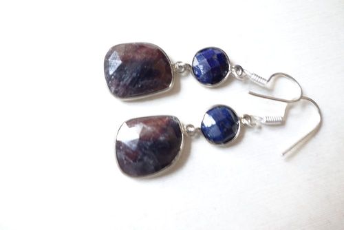 Earrings Sapphire