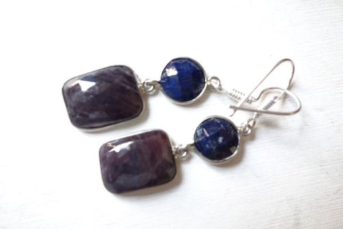 Earrings Sapphire