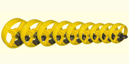 Elevator Diverter With Pulley