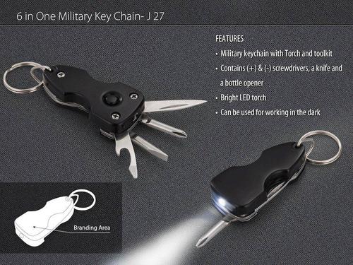 6 in 1 Military keychain