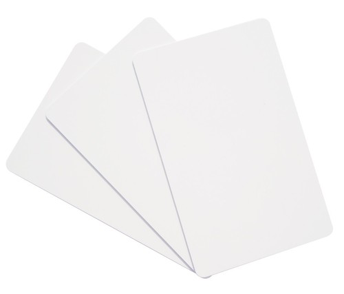 White Plastic Card