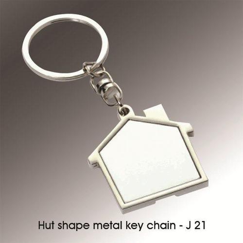 Hut Shape Metal Key Chain