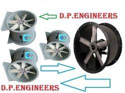 Industrial Tube Axial Flow Fan By D. P. ENGINEERS