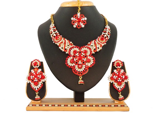 Designer Red Necklace