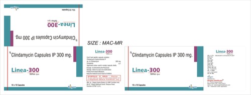 CLINDAMYCIN 300MG CAPSULES
