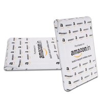 Amazon Courier Bags - 60 Micron Plastic, 13.5 X 17 Inch, Black/white Color | Tamper Proof, Hot Melt Adhesive Closure, Ideal For Confidential Mailing