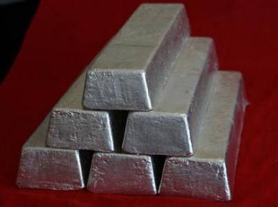 Silver Magnesium Metal