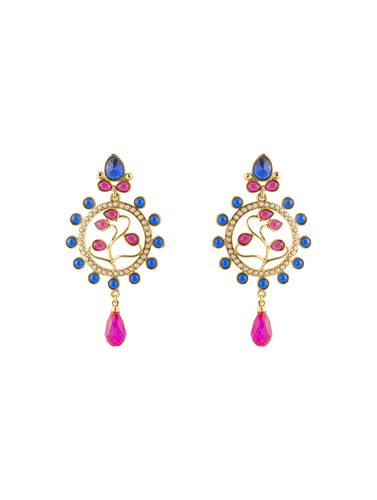 Antique Fashion Designer Polki Earring