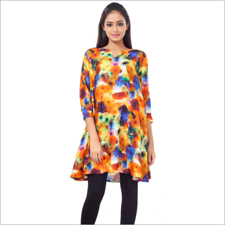 Multicolored Printed Top