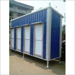 Prefabricated Toilets Roof Material: Metal Sheet