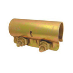 Sleeve Coupler - Metal, 48mm Pipe Size, Golden Electroplated Finish | Corrosion Resistant, Durable, Reliable, Secure Coupling, Easy Installation