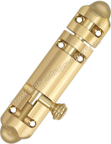 Brass Flower Type Heavy Tower Bolts