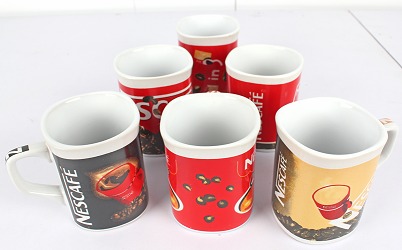 6 Pcs Ceramic Cup Set By NEWGENN INDIA
