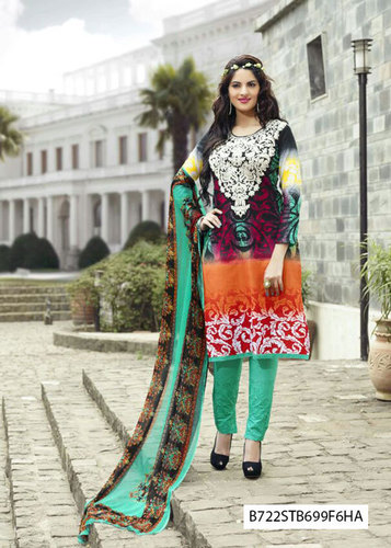 Cotton Embriodered Salwar Kameez
