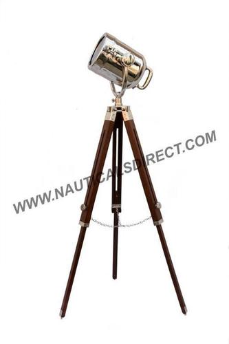 Nautical Vintage Chrome Finish Metal Spot Light
