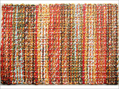 Colored Hand Woven Fibre Rugs