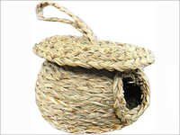 Jute Handicraft Potli Nest - Handwoven Jute, Round, Beige | Eco-friendly, Durable, Lightweight, Stylish Handcrafted