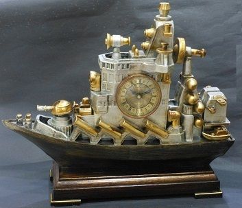 Resin Ship Clock