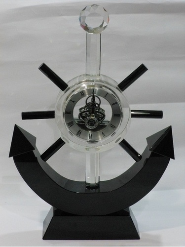 Crystal Anchor Clock