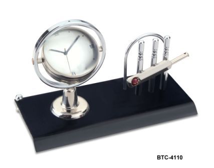 Desktop Article with Table Clock