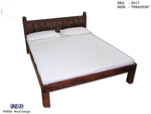 Wooden bed