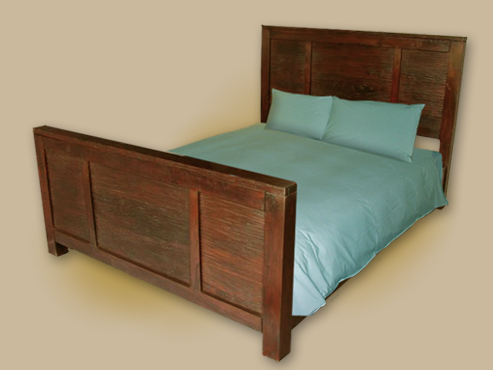 Wooden bed