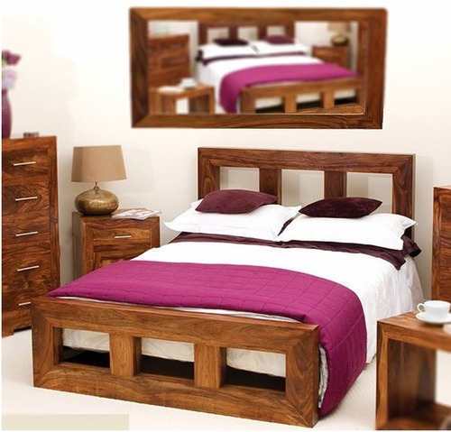 Wooden bed