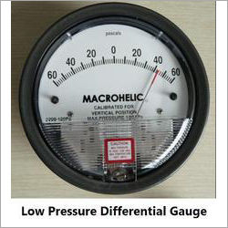 Low Pressure Differential Gauge