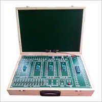 Digital Ic Trainer Kit - Pcb, Wood | 12 Input And 12 Output Connections, Onboard Frequency Generator, User-friendly Design, Versatile And Economical