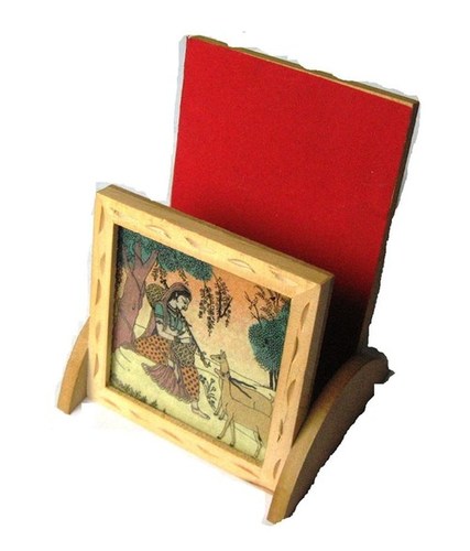 Wooden Mobile Stand Handicraft