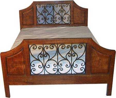 Wooden bed