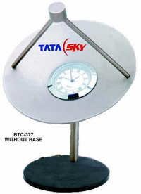 Table clock without Base