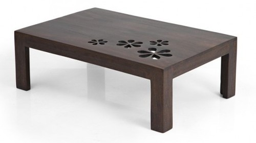Coffee Table 012 - Wood, 30x20x15 Inches, Dark Brown | Stylish Design, Durable Material, Easy Assembly, Lightweight