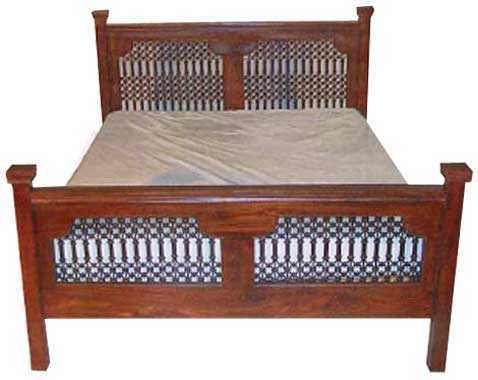 Wooden bed