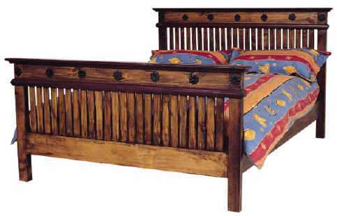 Wooden bed