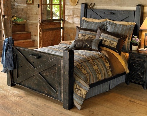 Wooden bed