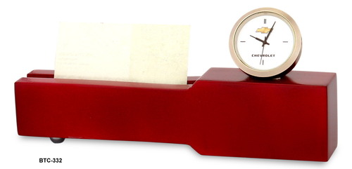 Table Clock with Card Holder By NEWGENN INDIA