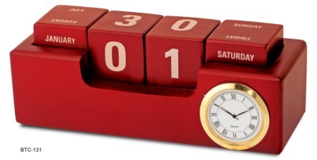 Table Clock with Calender