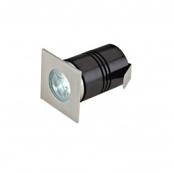 Burrial Light - Aluminum, 50x50x30 mm, 3000K, 3W, 200lm | Energy Efficient, Easy Install, Durable, Compact, IP65