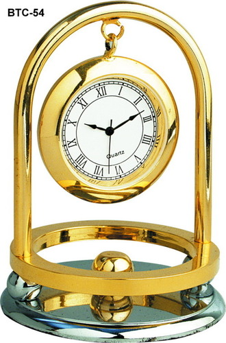 Table Clock (Golden)