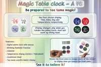 Magic Table clock