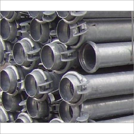 Galvanized Steel Pipes Poles - Stainless Steel, Round Shape, Silver Color | Rugged Design, Hot Dipped Galvanization, High Impact Resistance, 12 Months Warranty