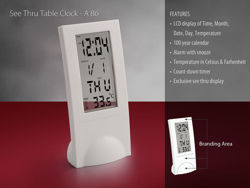 LCD Clock with Photo Frame