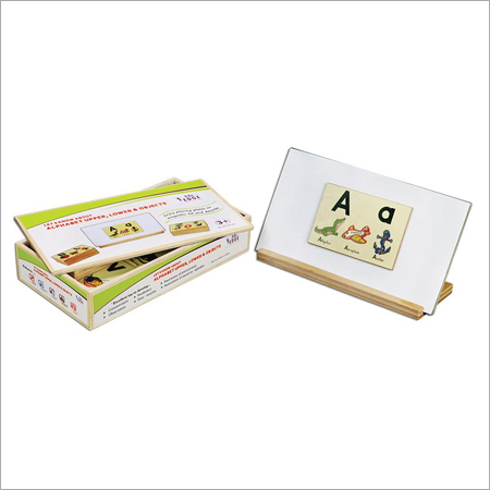 Alphabet Upper,Lower & Objects (Mag. Flashcards)
