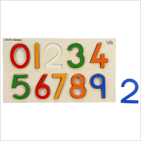 Numbers - White Plywood, Variable Size | Number Puzzle, Skill Development, Fine Motor Skills